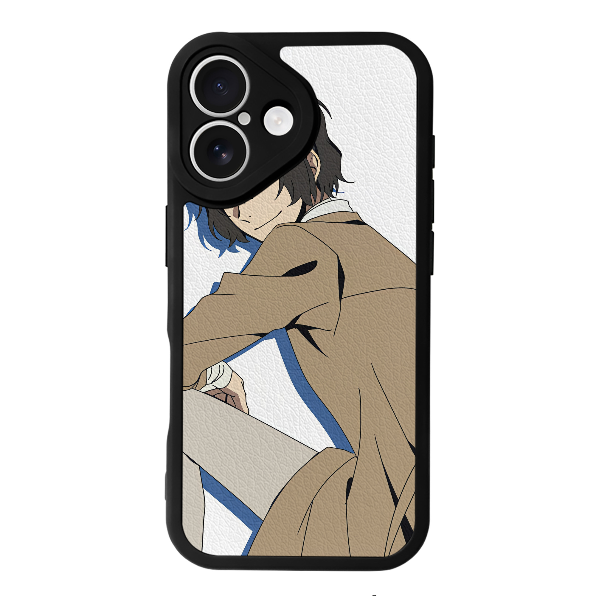 （画像用） 文豪ストレイドッグス Bungo Stray Dogs 【iPhone 16シリーズ対応】シリコンスマホケース（レザー調） 材質：シリコン